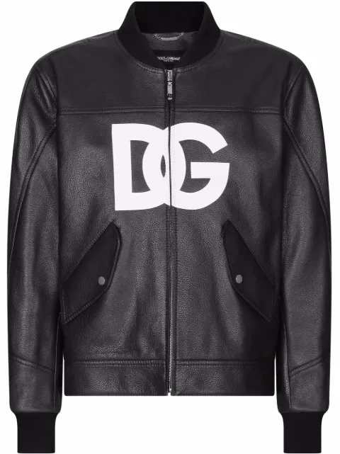 Dolce & Gabbana logo bomber jacket