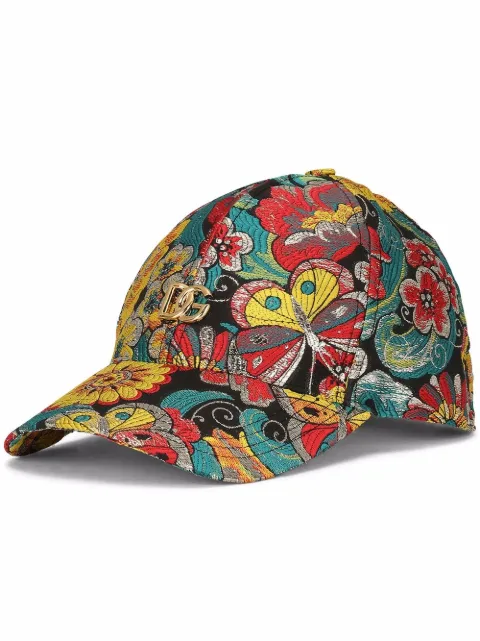 Dolce & Gabbana patterned jacquard baseball cap