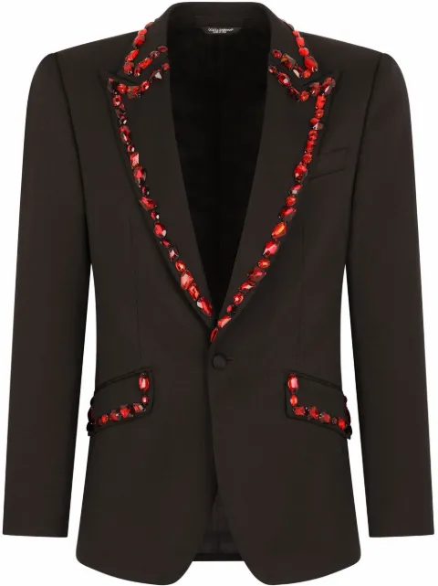 Dolce & Gabbana Sicilia-fit rhinestone-embellished suit