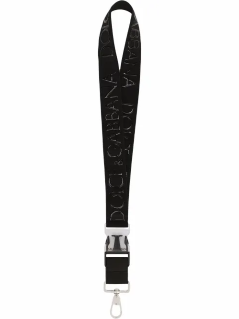 Dolce & Gabbana raised-logo keyring