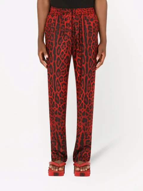 Dolce \u0026 Gabbana leopard-print Silk 