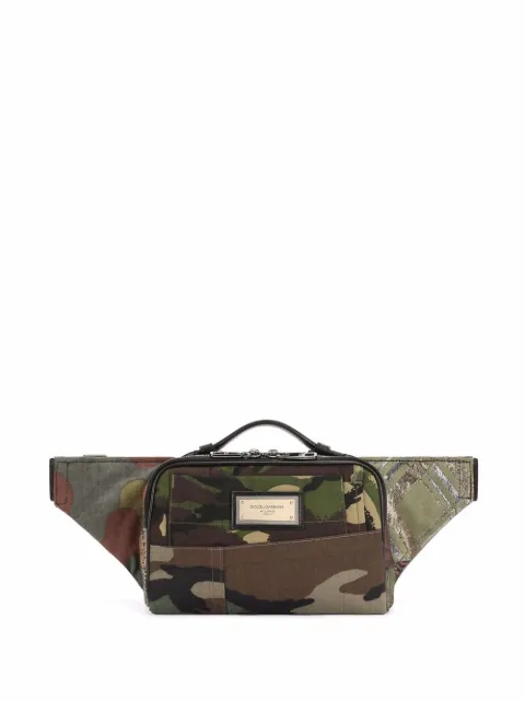 Dolce & Gabbana camouflage-print belt bag