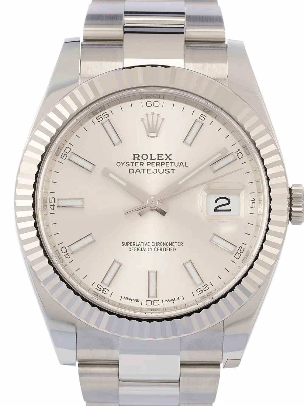 фото Rolex наручные часы datejust pre-owned 41 мм 2021-го года