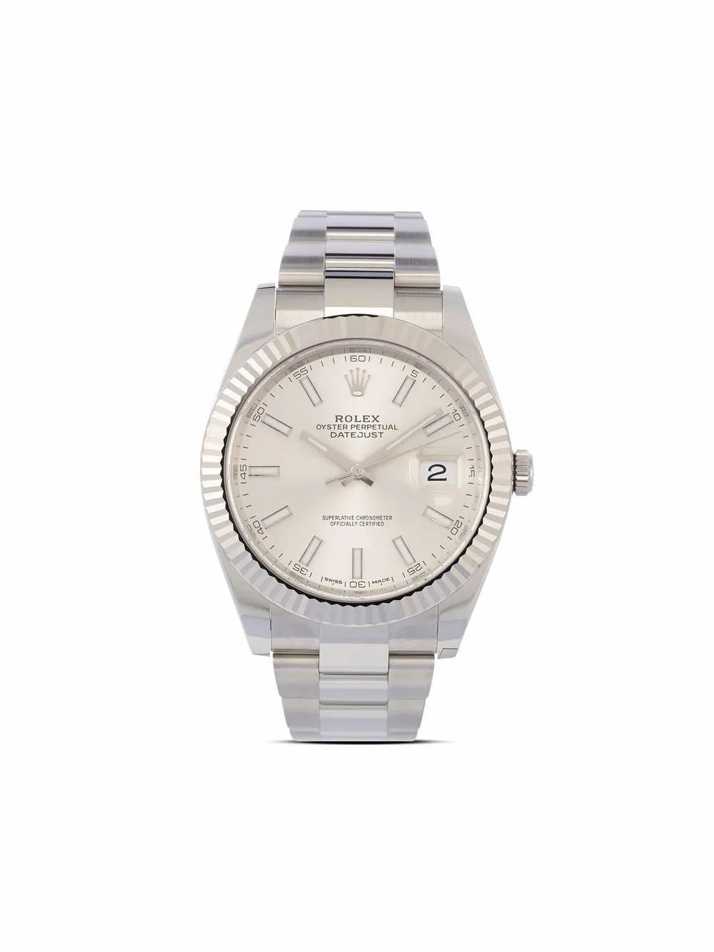 фото Rolex наручные часы datejust pre-owned 41 мм 2021-го года