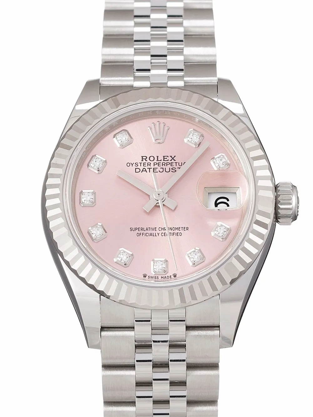 фото Rolex наручные часы lady-datejust pre-owned 28 мм 2021-го года