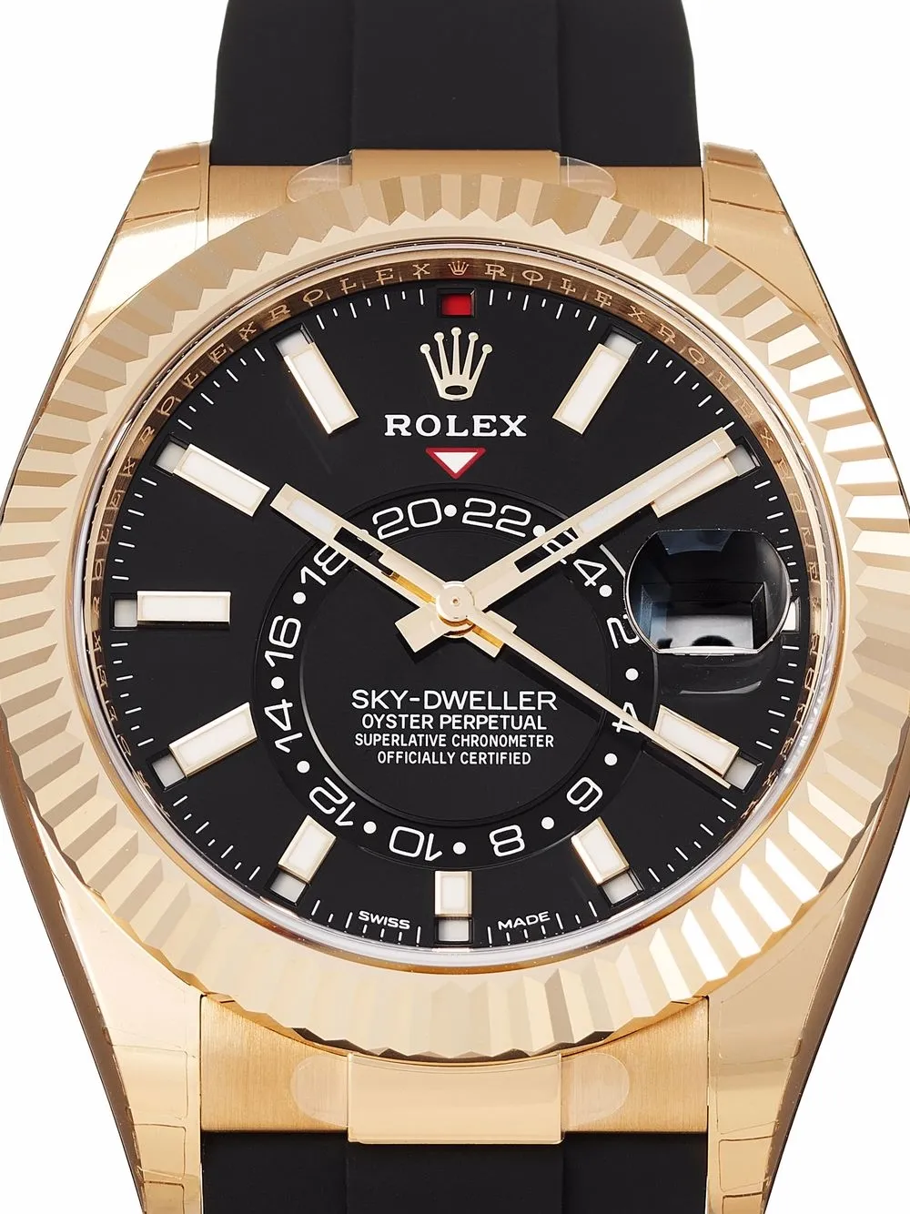 фото Rolex наручные часы sky-dweller pre-owned 42 мм 2021-го года