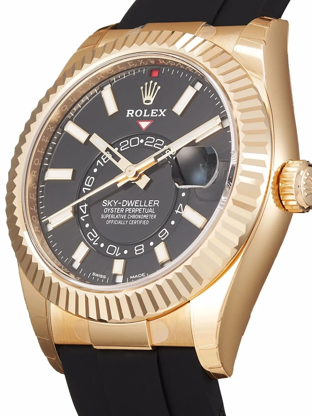 фото Rolex наручные часы sky-dweller pre-owned 42 мм 2021-го года