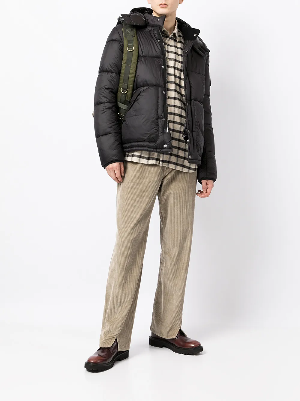 фото Barbour стеганый пуховик everest