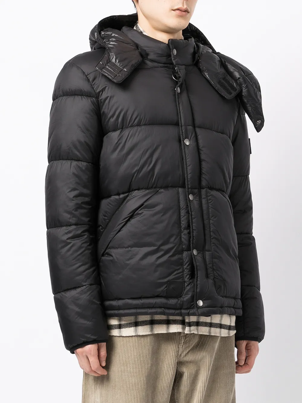 фото Barbour стеганый пуховик everest