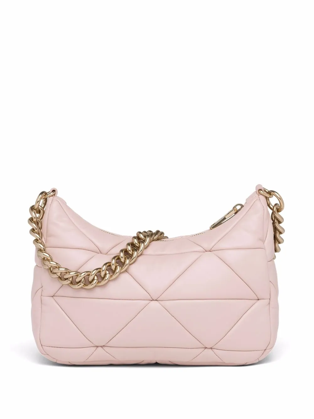 Prada System Nappa Leather Patchwork Shoulder Bag In Water Lily ModeSens