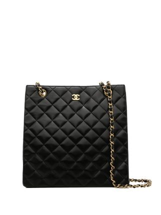 CHANEL Pre-Owned 1992 Quilted Shoulder Bag - Farfetch