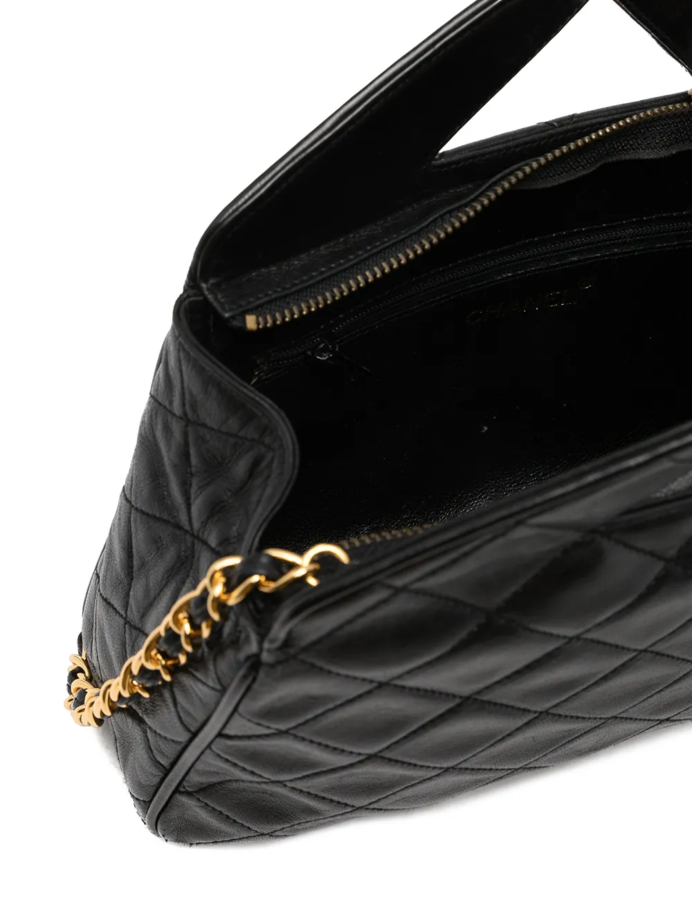 фото Chanel pre-owned стеганая сумка 1990-х годов с кисточкой