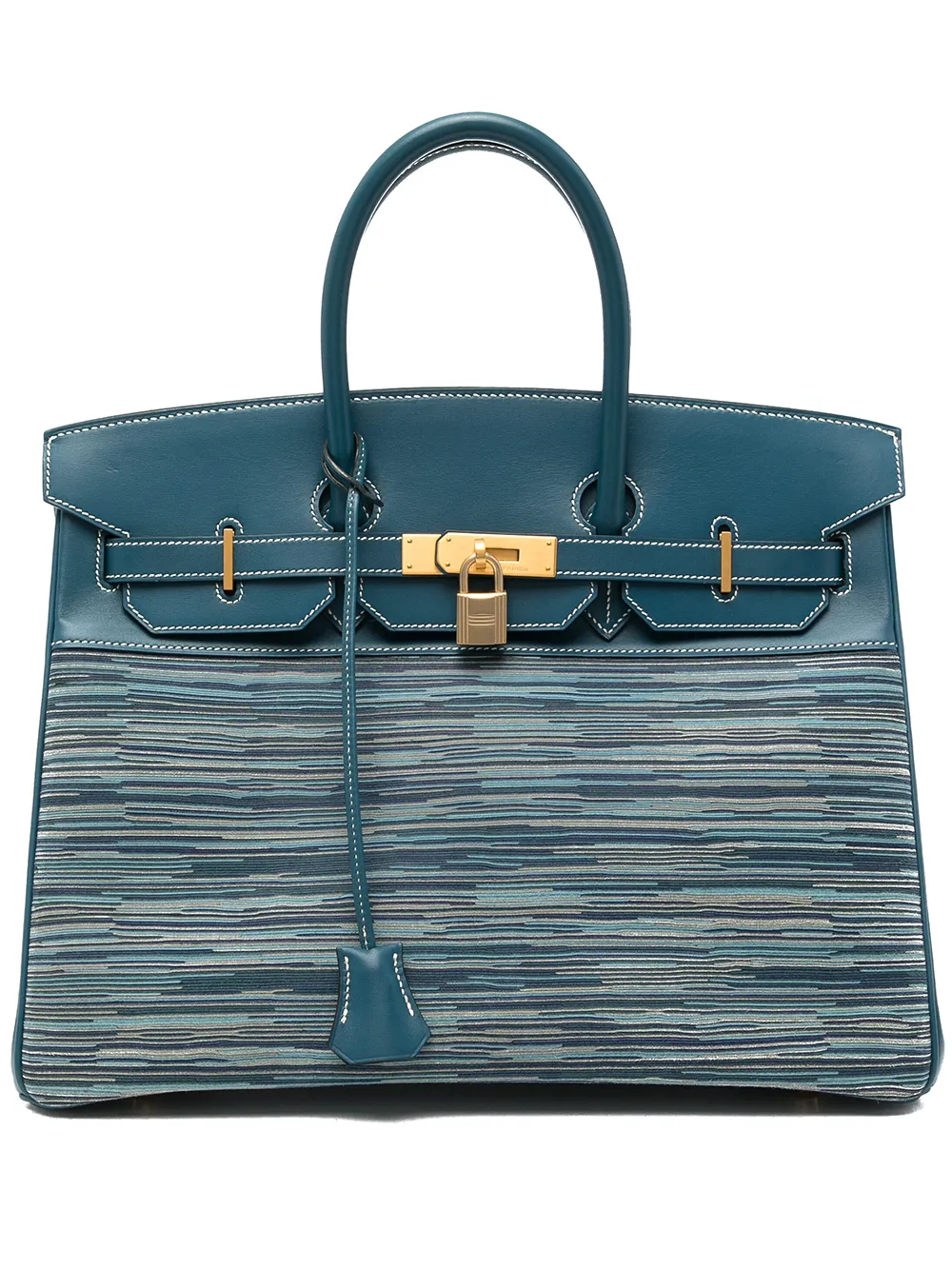 

Hermès bolsa de mano Birkin 35 2003 pre-owned - Azul