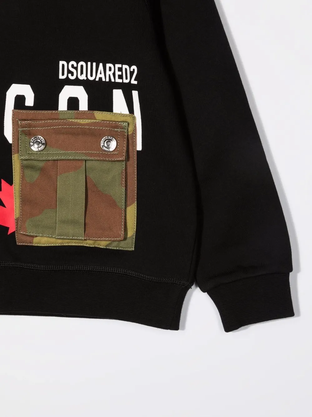 фото Dsquared2 kids толстовка с карманом