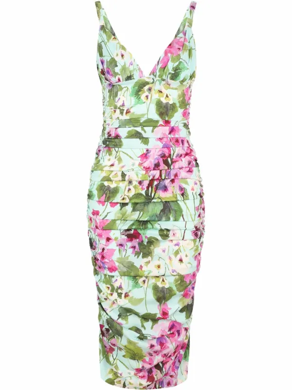 Dolce \u0026 Gabbana V-neck graphic-print 