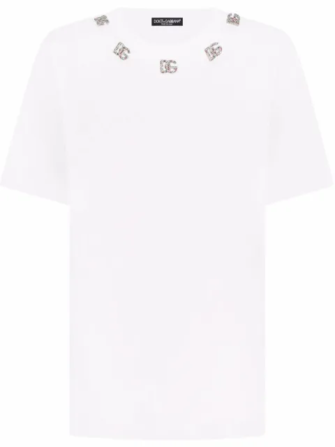 Dolce & Gabbana camiseta con aplique del logo
