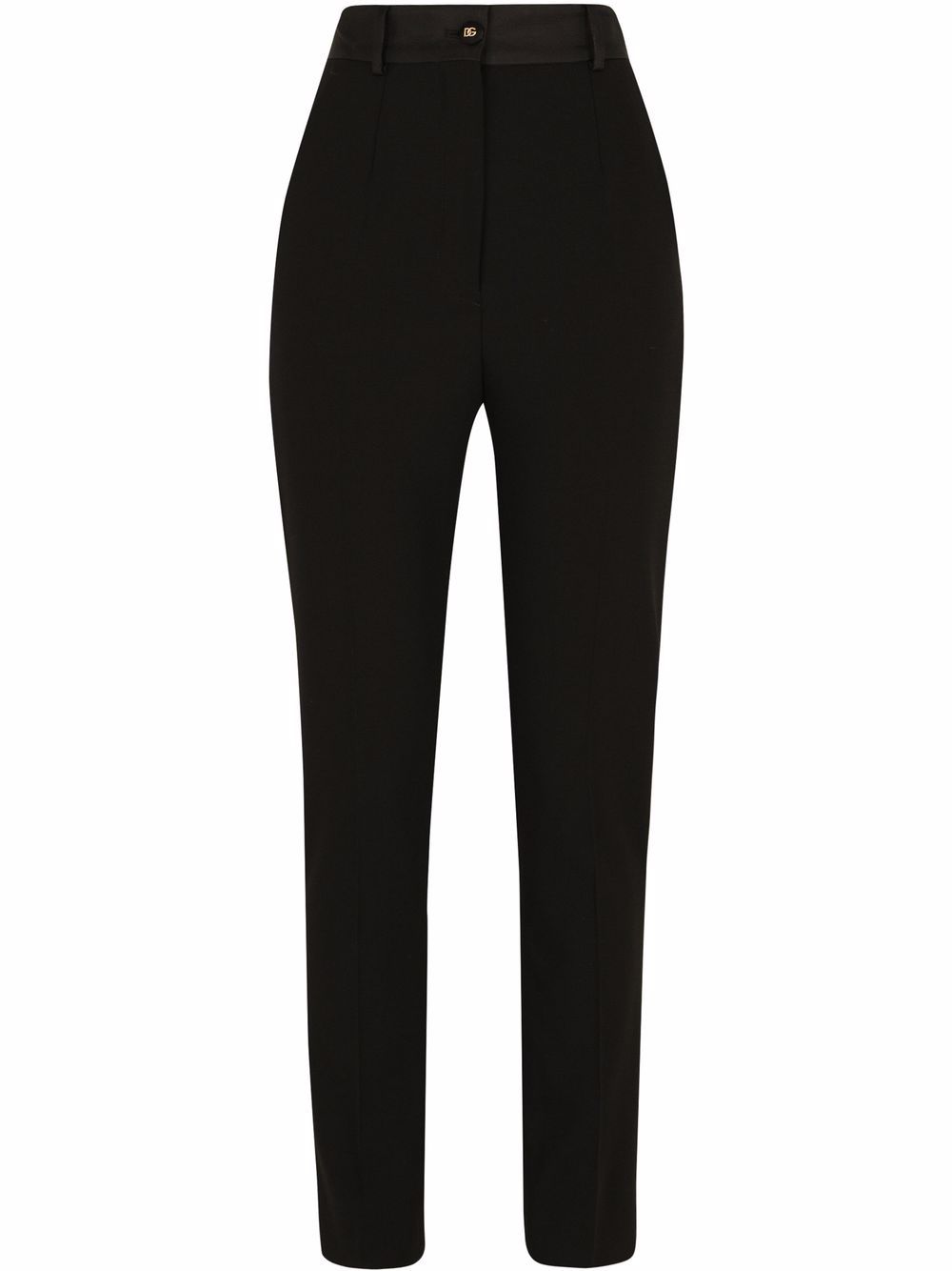 Dolce & Gabbana high-waisted Tuxedo Trousers | Black | FARFETCH