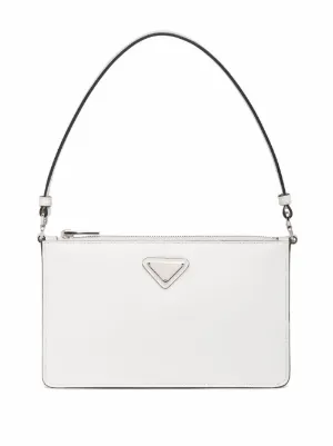 prada silver bolsa