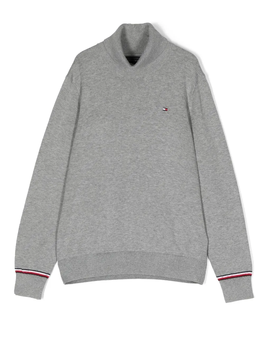 

Tommy Hilfiger Junior suéter tejido bordado - Gris