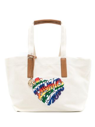 Michael kors rainbow online tote