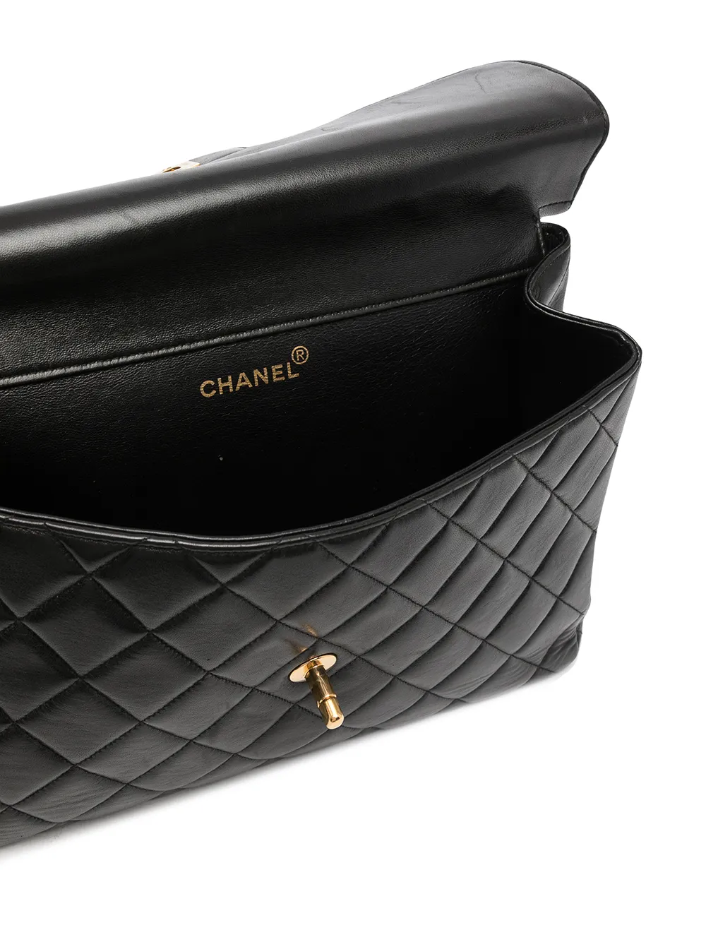 фото Chanel pre-owned сумка на плечо jumbo 1997-го года с логотипом cc