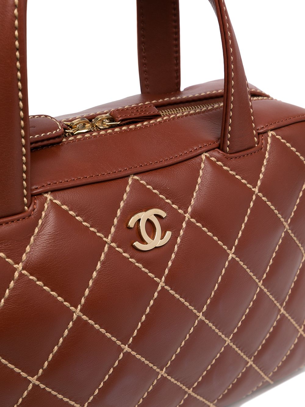 фото Chanel pre-owned сумка wild stitch 2002-го года