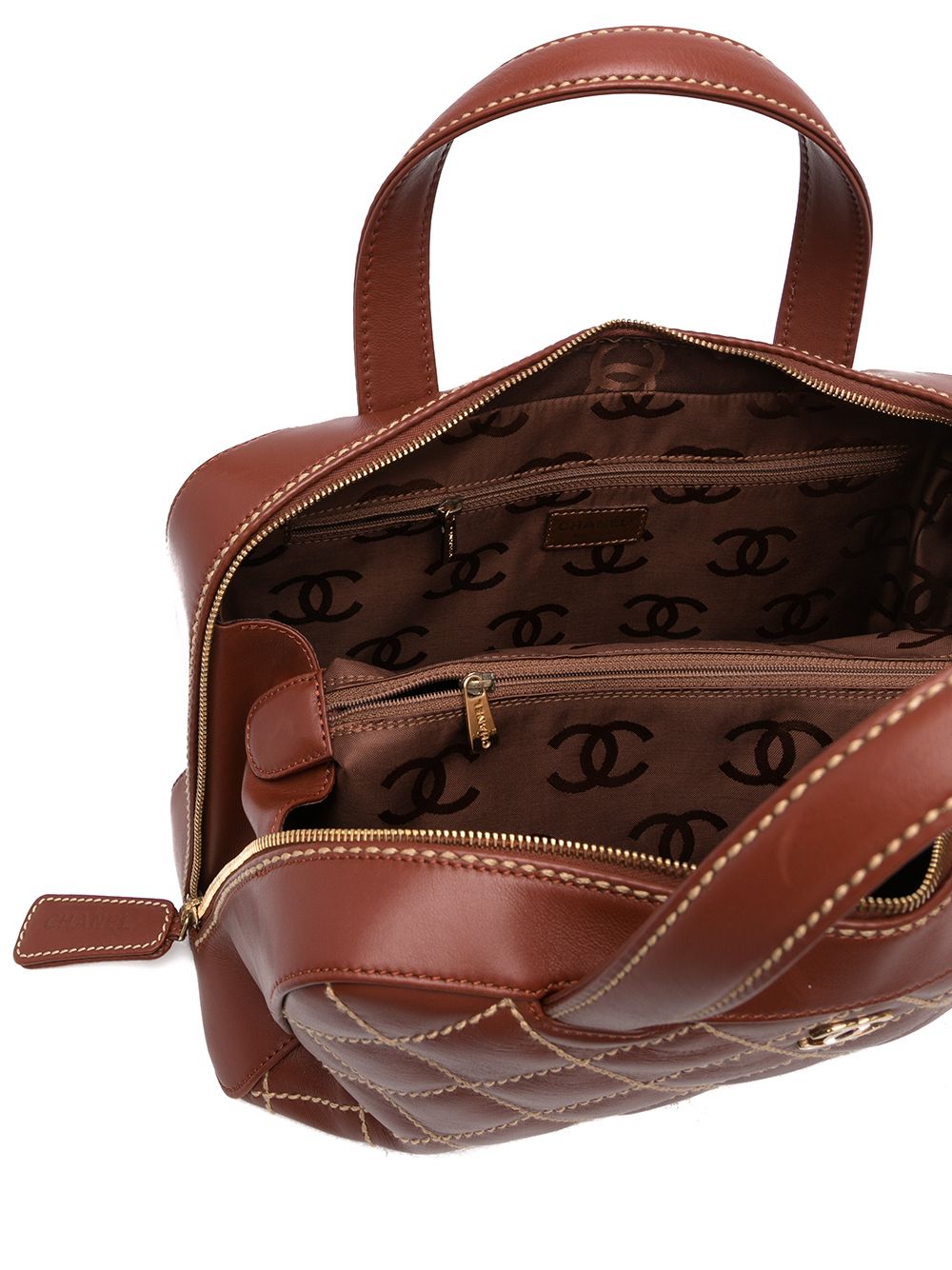 фото Chanel pre-owned сумка wild stitch 2002-го года