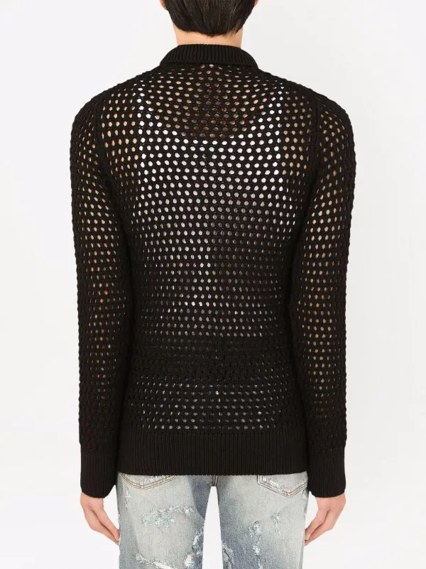 Dolce & Gabbana ドルチェ＆ガッバーナ オープンニット カーディガン