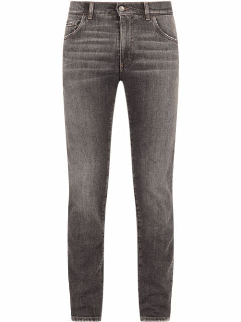 Dolce & Gabbana low-rise slim-cut jeans