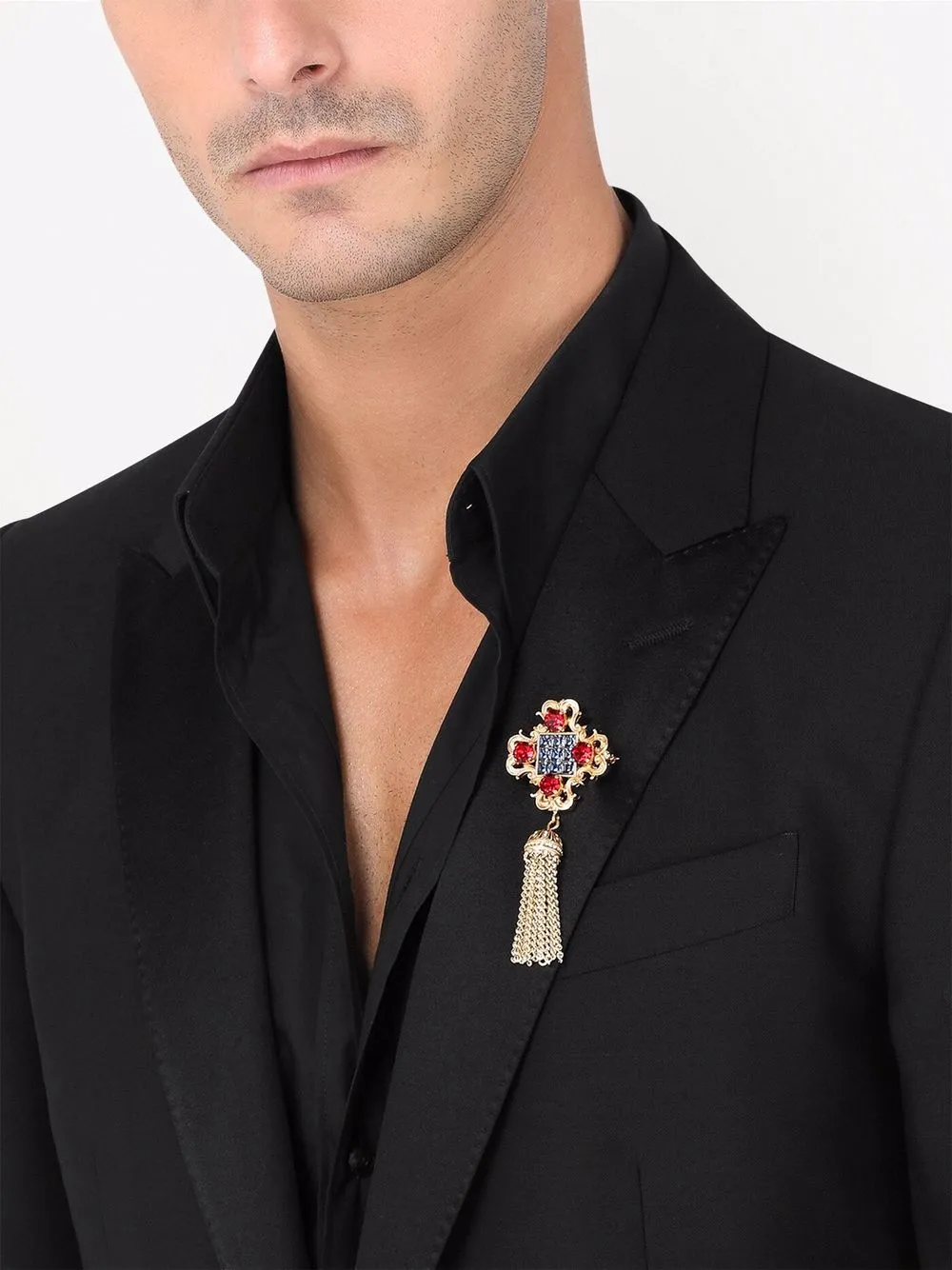 Dolce & Gabbana Broche met kwastje - Goud