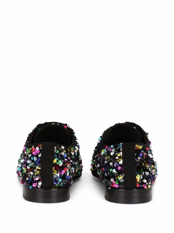 Dolce and shop gabbana sequin shoes