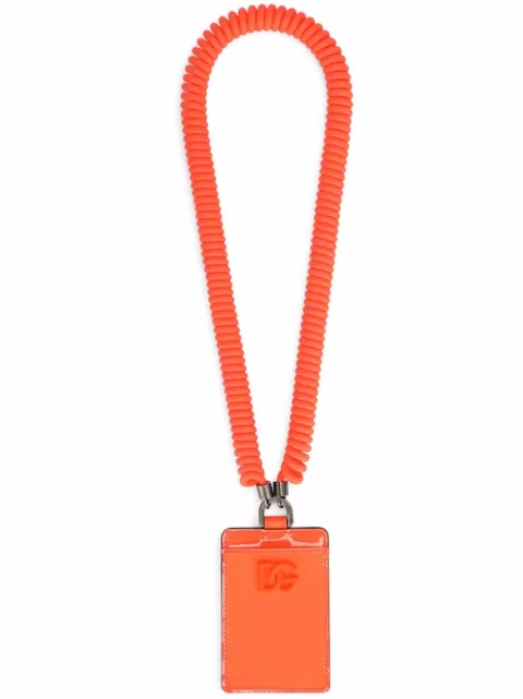 Dolce & Gabbana neck-strap logo cardholder