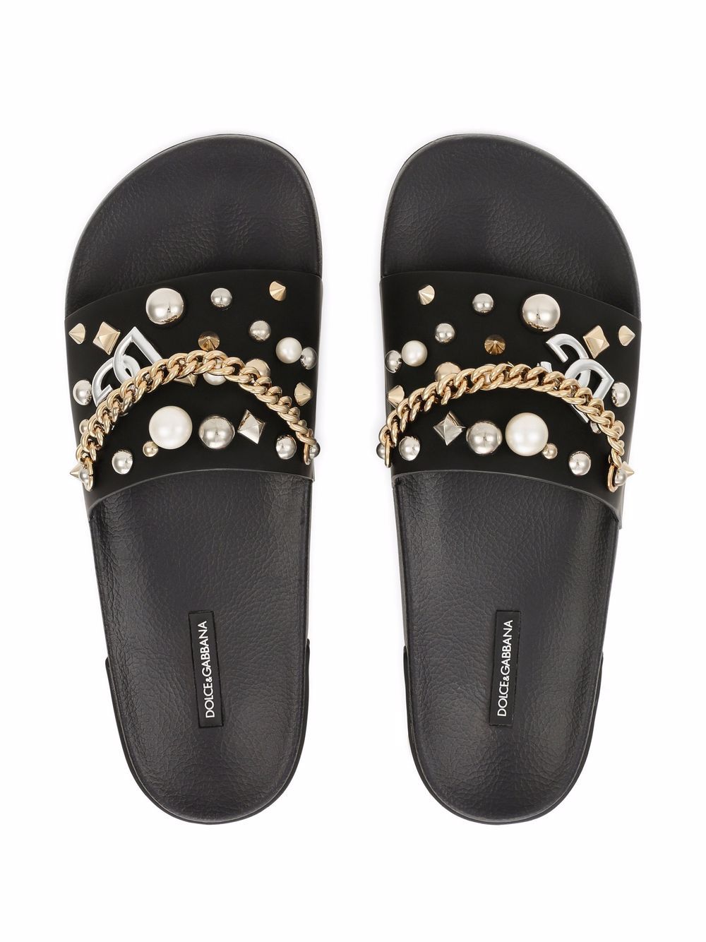 Dolce & Gabbana stud-embellished Slides - Farfetch