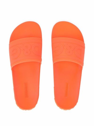 dolce and gabbana orange slides