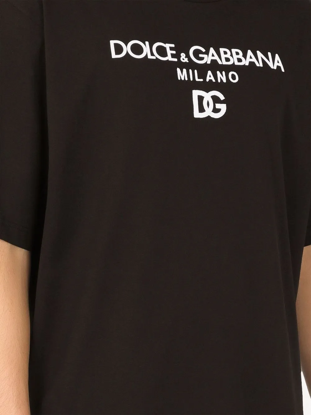 Dolce & Gabbana logo-embroidered Cotton T-shirt - Farfetch