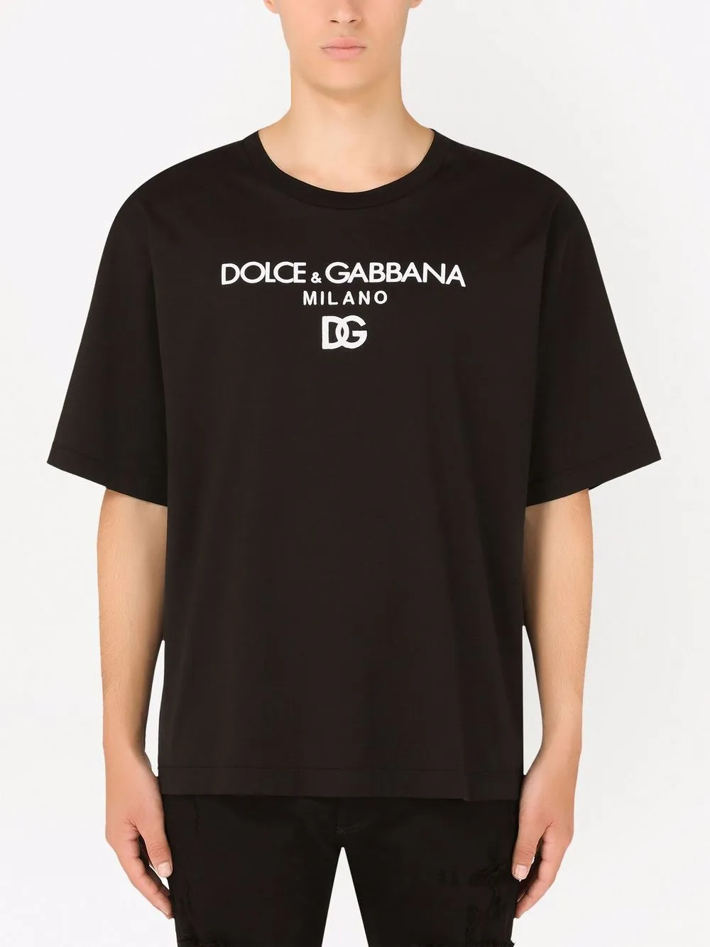 Dolce & Gabbana ドルチェ＆ガッバーナ DG ロゴ プリント Tシャツ