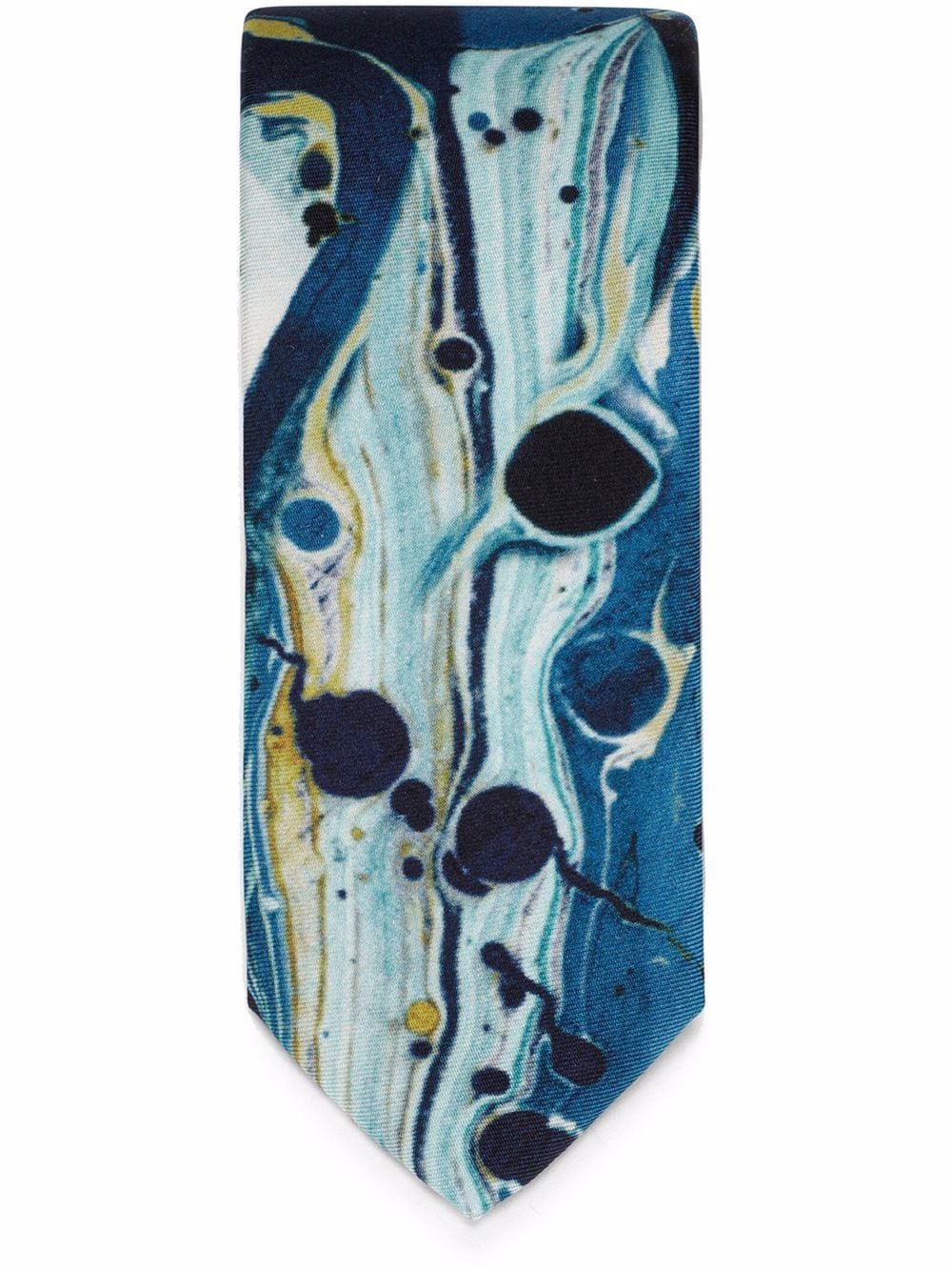 фото Dolce & gabbana шелковый галстук с графичным принтом