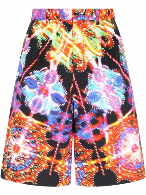 Dolce & Gabbana shorts de vestir estampados