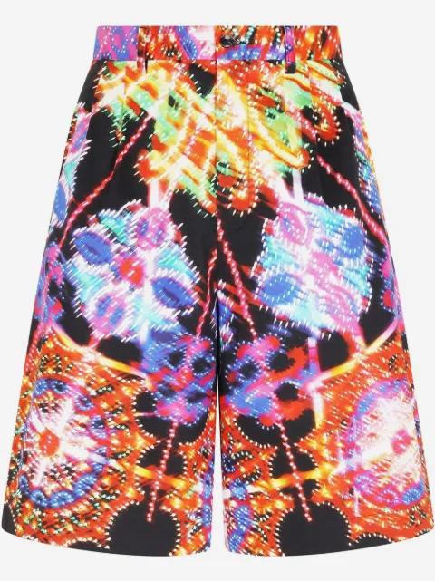 Dolce & Gabbana luminary-print bermuda