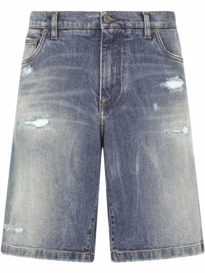 distressed denim shorts | Dolce 