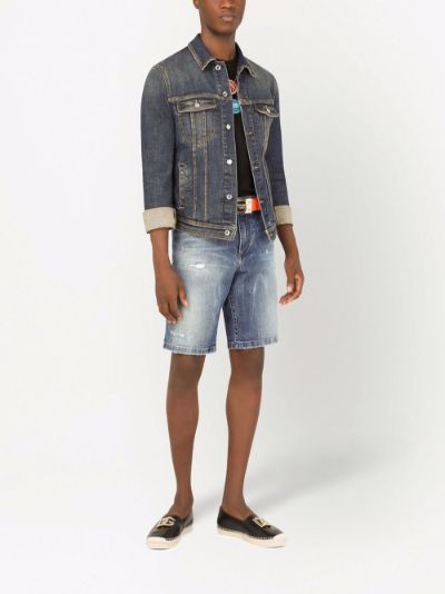 dolce gabbana denim shorts