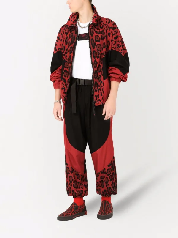 Dolce & Gabbana ドルチェ＆ガッバーナ レオパード パネルパンツ