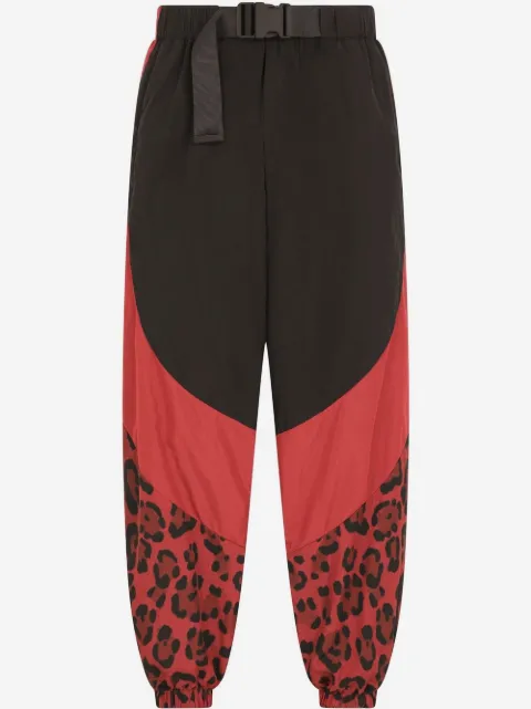 Dolce & Gabbana pantalones con estampado de leopardo