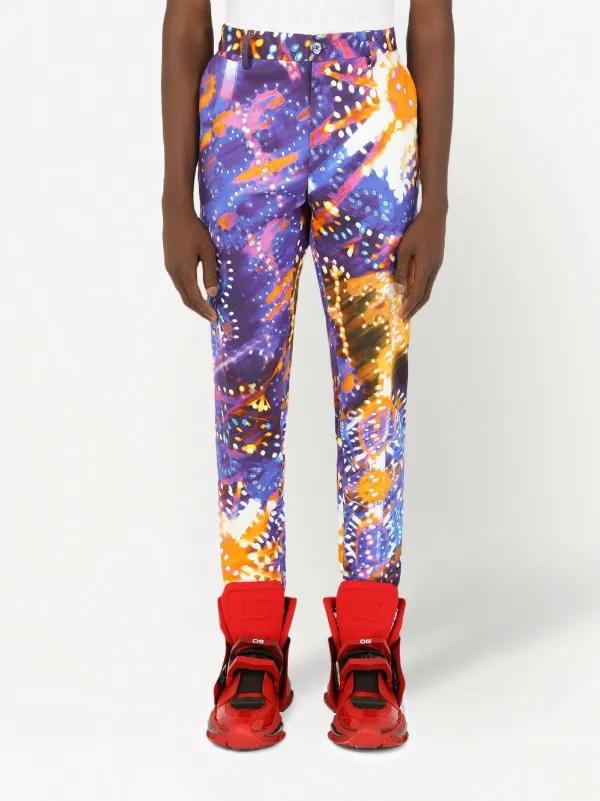Dolce \u0026 Gabbana Pantalones De Vestir Estampados - Farfetch