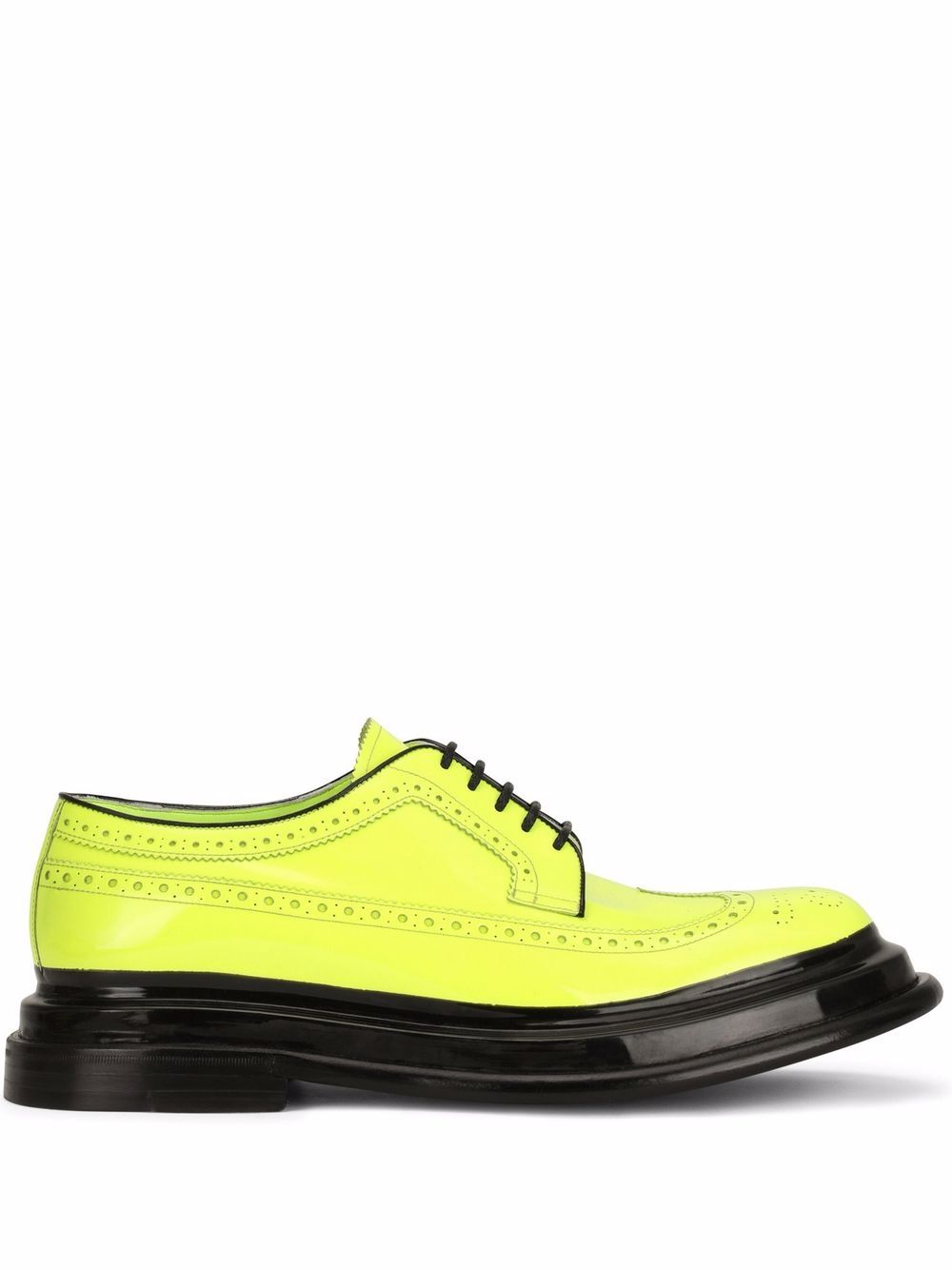 

Dolce & Gabbana two-tone Derby shoes - Yellow