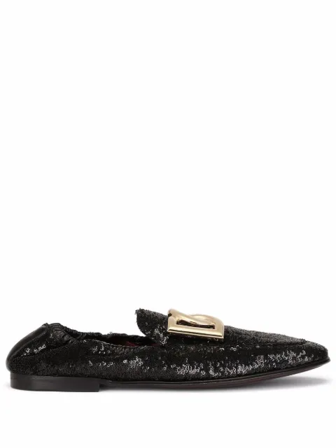 Dolce & Gabbana DG logo slippers