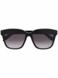 Alexander McQueen Eyewear gradient square-frame sunglasses - Black