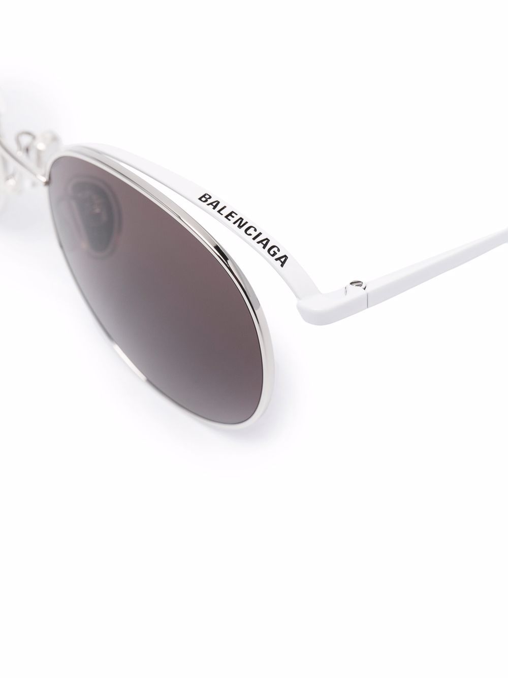 фото Balenciaga eyewear солнцезащитные очки с логотипом