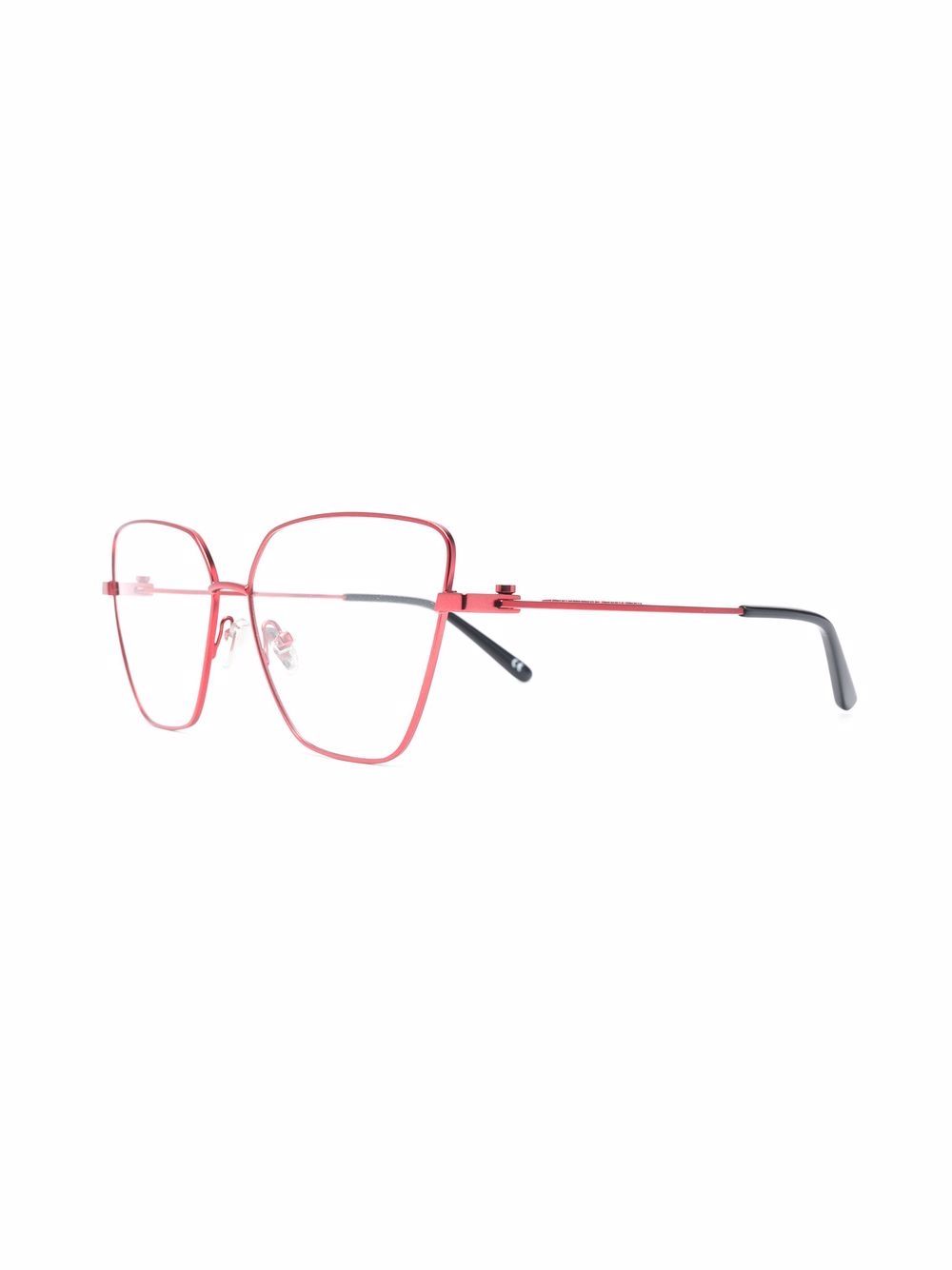 Balenciaga Eyewear Bril met oversized montuur - Rood