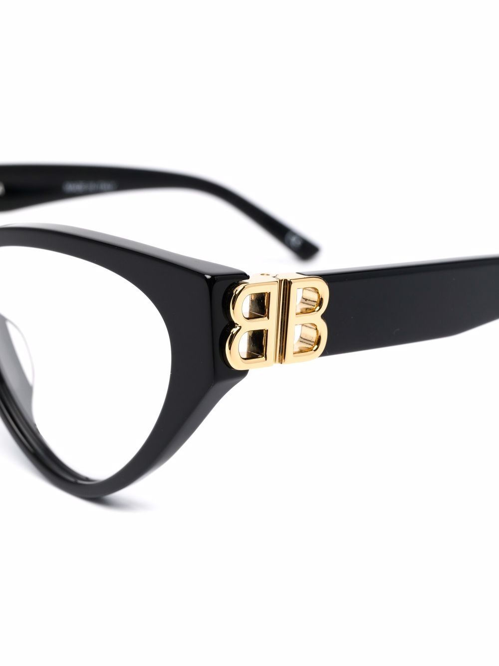 Balenciaga Eyewear Double B Logo cat-eye Glasses - Farfetch